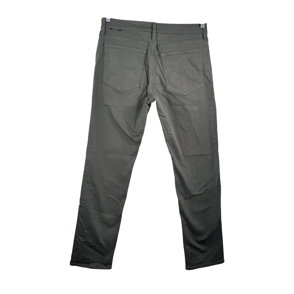 J.Crew Flex Straight Fit Pants sz 31x32 Olive‎ Green Khaki preppy work wear 90s